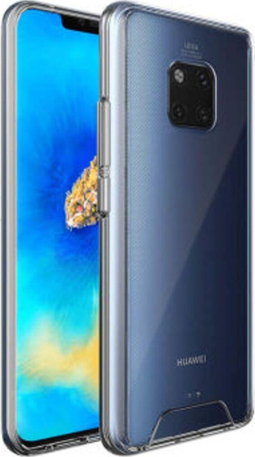 Huawei Mate 20 Pro Ultra Koruma Sağlayan Sert Ve Şeffaf Gard Premium Silikon Kılıf