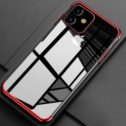 İphone 11 Kenarları Renkli Arkası Şeffaf Bosses Premium Silikon Kılıf