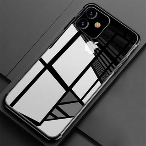 İphone 11 Kenarları Renkli Arkası Şeffaf Bosses Premium Silikon Kılıf