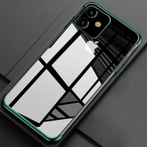 İphone 11 Kenarları Renkli Arkası Şeffaf Bosses Premium Silikon Kılıf