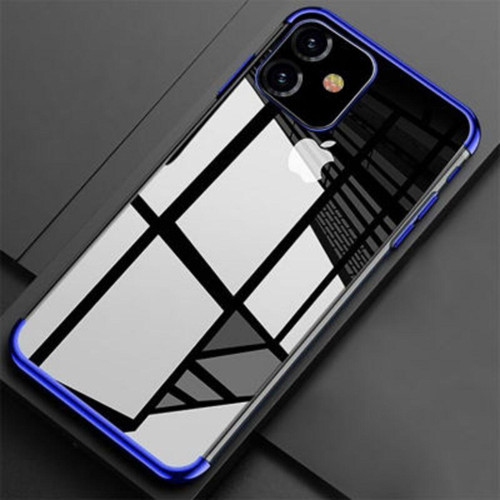 İphone 11 Kenarları Renkli Arkası Şeffaf Bosses Premium Silikon Kılıf