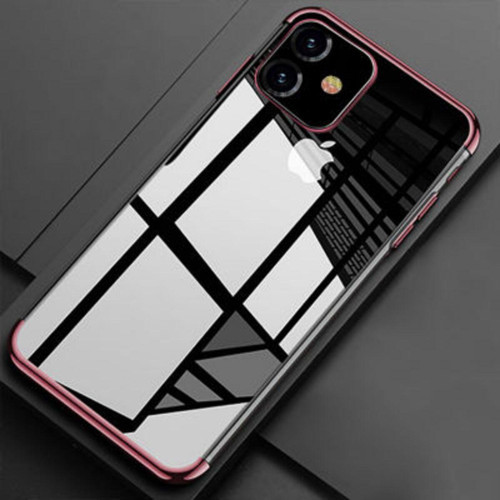 İphone 11 Kenarları Renkli Arkası Şeffaf Bosses Premium Silikon Kılıf