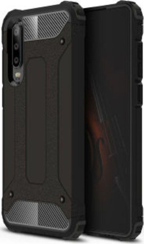 Huawei P30 Tam Koruma Sağlayan Çift Katmanlı Crash Premium Sert Silikon Kılıf