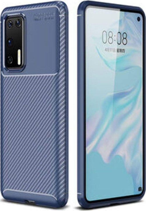 Huawei P40 Gofret Desenli Ultra Koruma Sağlayan Negro Silikon Kılıf
