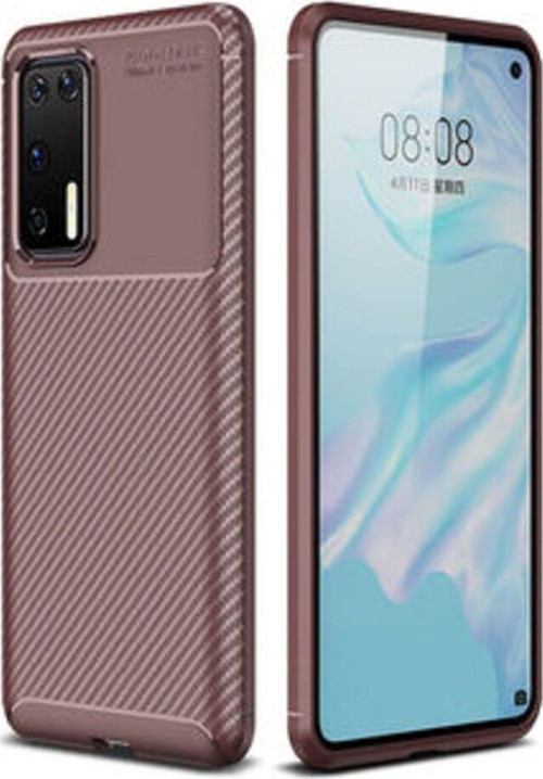 Huawei P40 Gofret Desenli Ultra Koruma Sağlayan Negro Silikon Kılıf