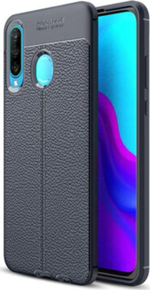 Huawei P30 Lite Deri Desenli Yüksek Koruma Sağlayan Niss Premium Silikon Kılıf