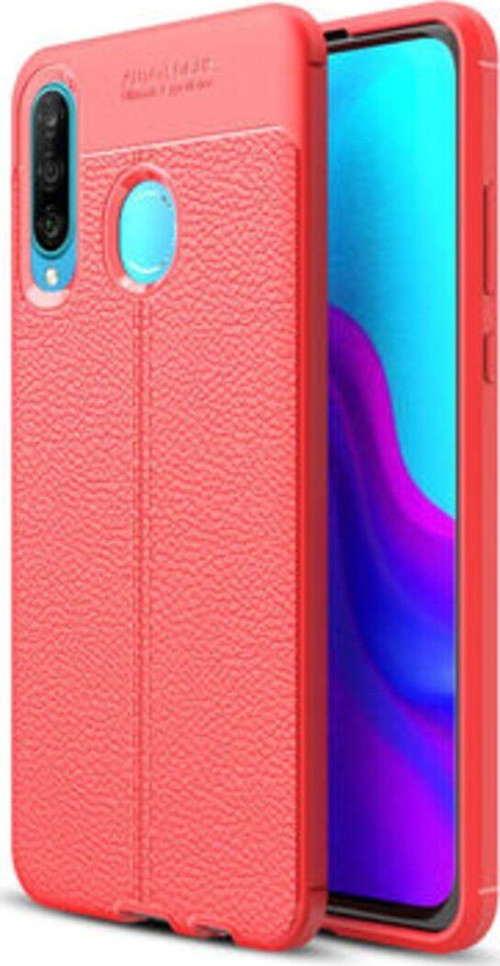 Huawei P30 Lite Deri Desenli Yüksek Koruma Sağlayan Niss Premium Silikon Kılıf