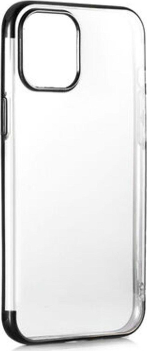 İphone 12 Mini Kenarları Renkli Arkası Şeffaf Bosses Premium Silikon Kılıf