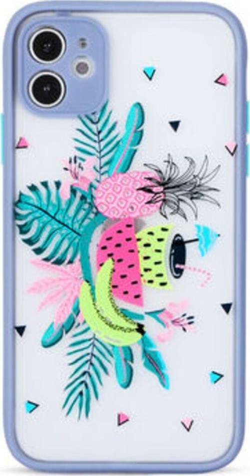 İphone 12 Mini Kılıf Arkası Desenli Şık Fily Silikon Kapak