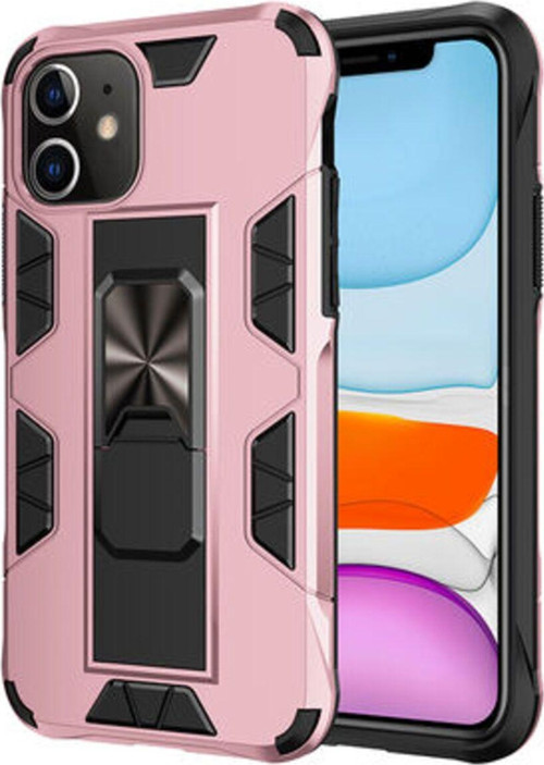 İphone 11 Stantlı Ve Tam Koruma Sağlayan Şık Volve Premium Sert Silikon Kılıf