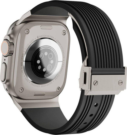 Apple Watch Ultra 49Mm Krd-113 Spor Görünümlü Silikon Kordon