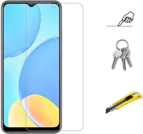 Huawei P9 Lite Mini 9H Dirençli Esnek Blue Nano Ekran Koruyucu Kırılmaz Cam