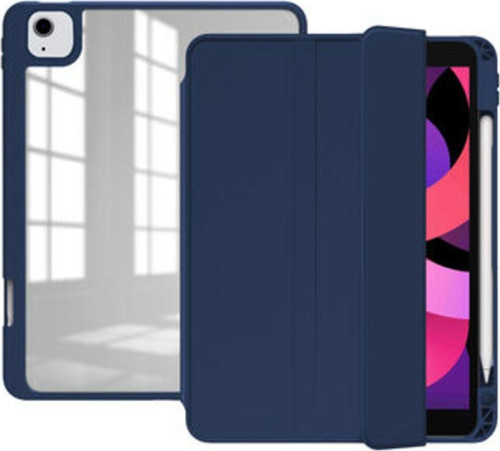 Apple İpad Air 10.9 2022 (5.Nesil) Kılıf Nort Arkası Şeffaf Standlı Kılıf