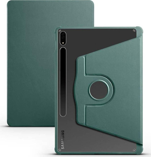 Galaxy Tab S8 Plus Sm-X800 Kılıf Termik Kalem Bölmeli Dönebilen Standlı Kılıf