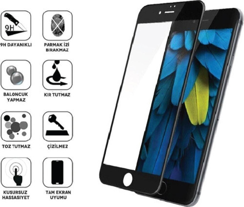 İphone 8 Esnek Kırılmaz Ekranı Tam Kaplayan Mat Seramik Ekran Koruyucu