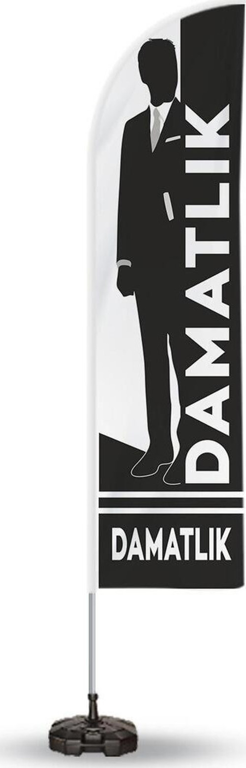 Damatlık Reklam Yönlendirme Ve Tanıtım Yelken Bayragı