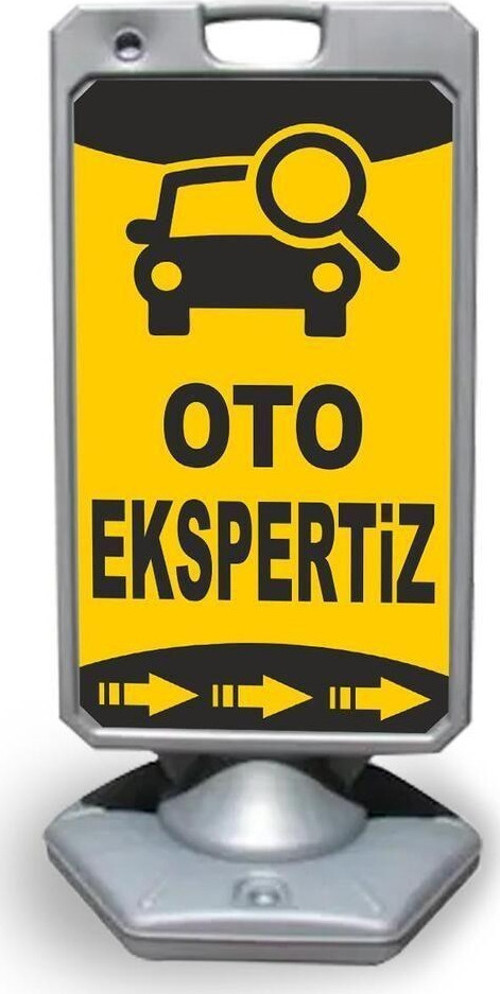 Oto Expertiz Reklam Ve Yönlendirme Uyari Dubasi A Tabela Gri