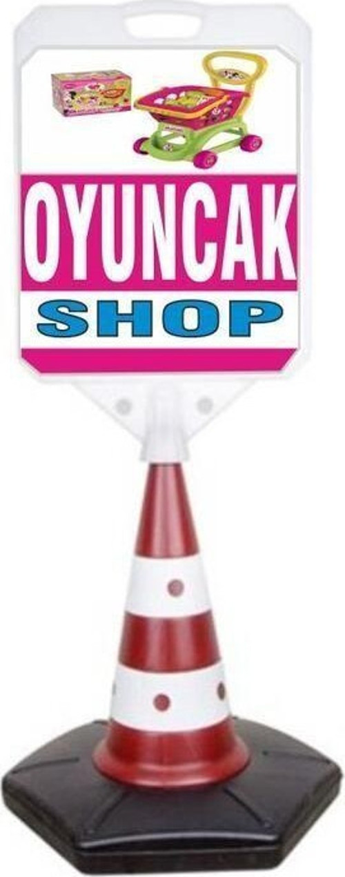 Oyuncak Shop Temalı Reklam Ve Uyarı Dubası 1 Adet