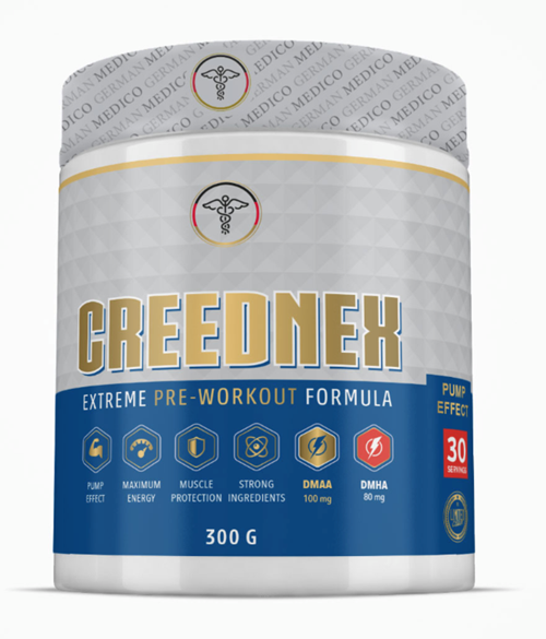Swanson German Medıco Creednex Preworkout (1.3D+Dmha+Aakg+Agmatıne+Yohımbıne. (Verıfy + Kare Kod) Orj Ürün.