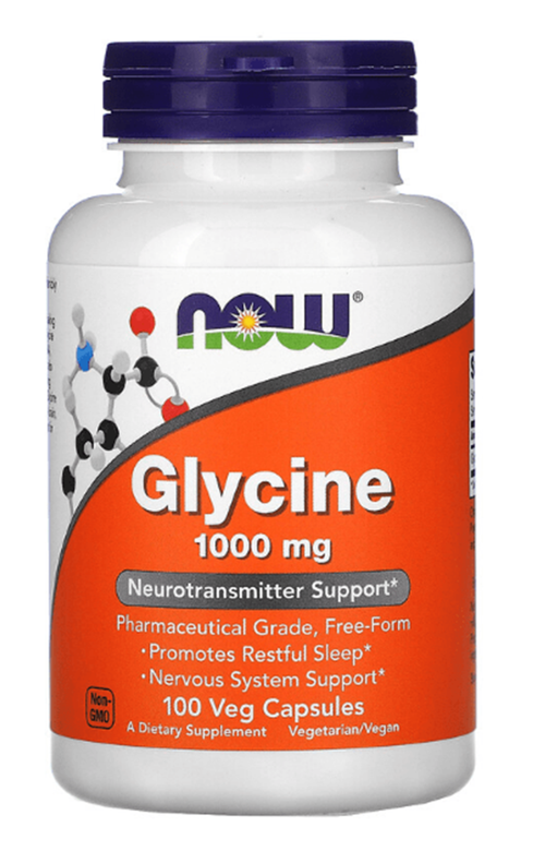 Foods, Glycine, 1,000 Mg, 100 Veg Capsules. Usa Menşei 3632