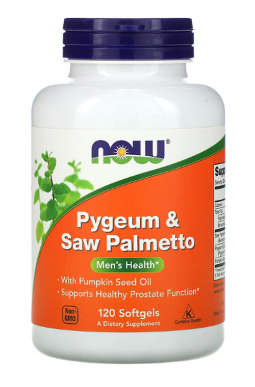 Foods, Pygeum Saw Palmetto, 120 Softgels.Usa Menşei.3645