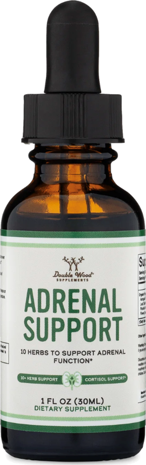 Adrenal Support Supplements (Liquid Drops) - 10 Organic Adaptogens For Adrenal Fatigue