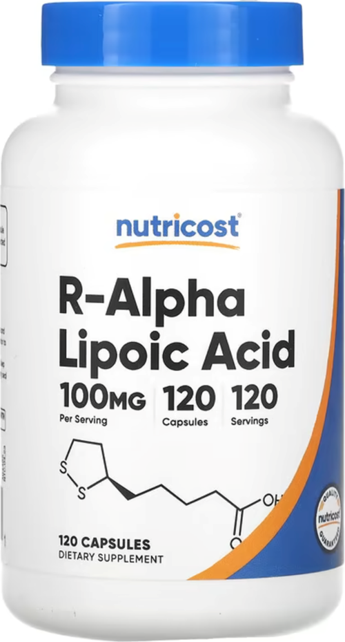 Swanson Nutricost R-Alpha Lipoic Acid 100Mg, 120 Capsules -Non-Gmo, Gluten Free. Tr Yetkili Satıcısı.3639