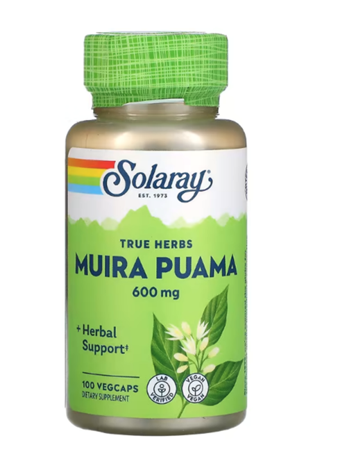 Swanson Solaray Muira Puama, 300 Mg, 100 Vegcaps-Usa Menşei.3536