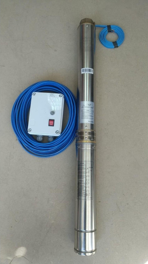 4SDM 16/6 2HP ALARKO MONOFAZE 25 MT KABLOLU VE PANOLU TAKIM DALGIÇ POMPA