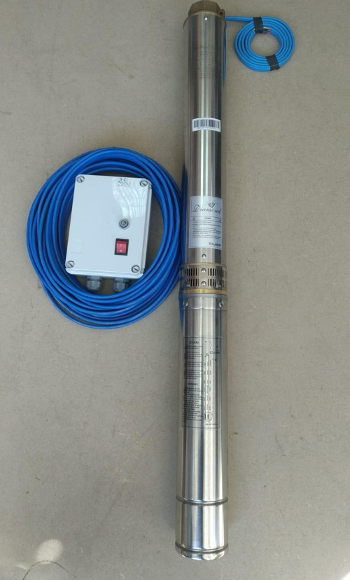 4SDM10/10 2HP ALARKO 50 MT KABLOLU VE PANOLU MONOFAZE TAKIM DALGIÇ POMPA