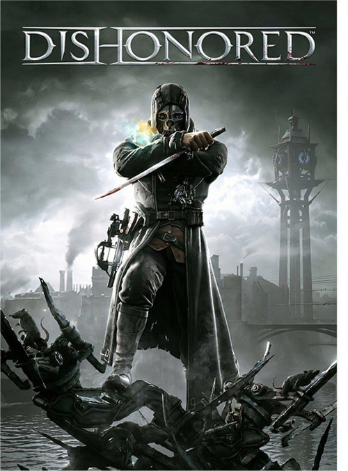 Dishonored Oyun Posteri Tasarım Ahşap Tablo 35 cm x 50 cm