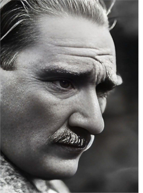 Mustafa Kemal Atatürk Hediyelik Ahşap Tablo 50 cm x 70 cm