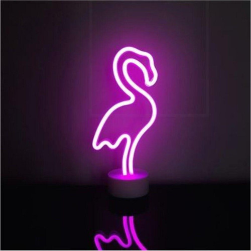 Flamingo Neon Led Işık Neon Lamba Neon Led Gece Lamba Masa Lamba