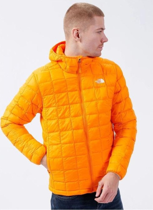 Eco Hoodie 2.0 Erkek Turuncu Kapüşonlu Mont