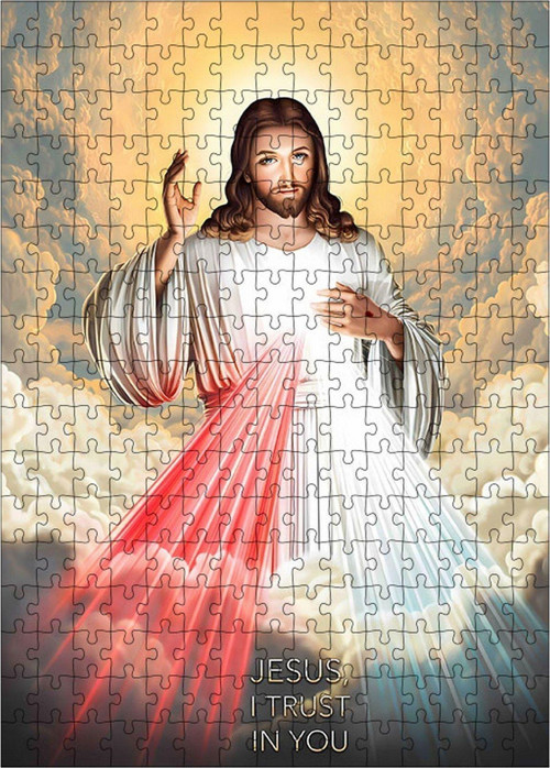 Ahşap Mdf Puzzle Yapboz Hz. İsa 255 Parça 35 x 50 cm