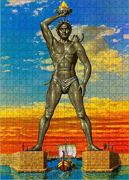 Ahşap Mdf Puzzle Yapboz Antik Rodos Heykeli 500 Parça 50 x 70 cm