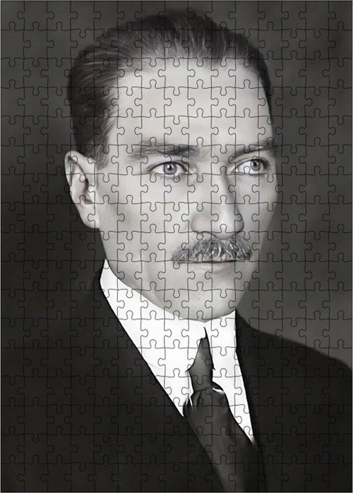 Ahşap Mdf Puzzle Yapboz Mustafa Kemal Atatürk 255 Parça 35 x 50 cm