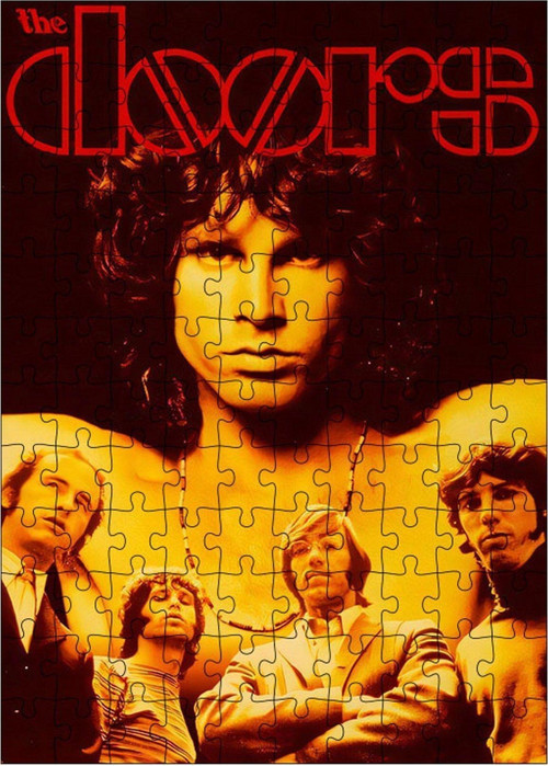 Ahşap Mdf Puzzle Yapboz The Doors Jim Morrison 120 Parça 25 x 35 cm