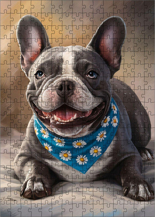 Ahşap Mdf Puzzle Yapboz Sevimli Pug Cinsi Köpek 255 Parça 35 x 50 cm
