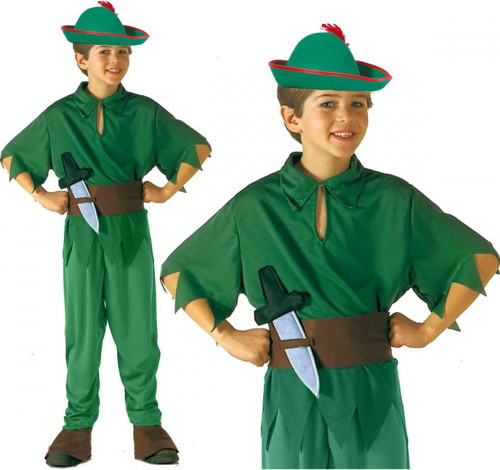 Peter Pan Kostümü - Alman Kostümü - Robin Hood Kostümü 10-12 Yaş