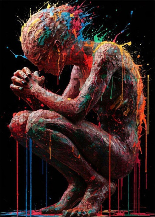 Ahşap Mdf Puzzle Yapboz İçsel Fırtına 500 Parça 50 x 70 cm
