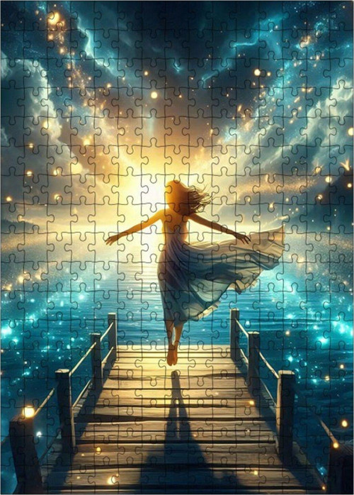 Ahşap Mdf Puzzle Yapboz Büyülü Dans 255 Parça 35 x 50 cm