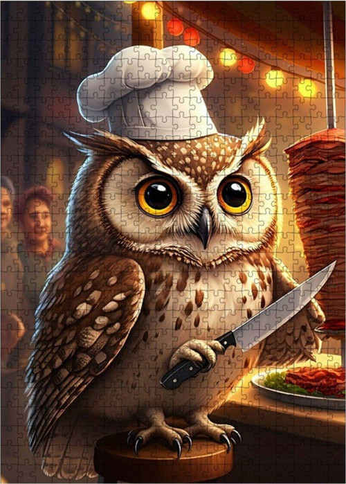 Ahşap Mdf Puzzle Yapboz x xxxxxxxx 500 Parça 50 x 70 cm