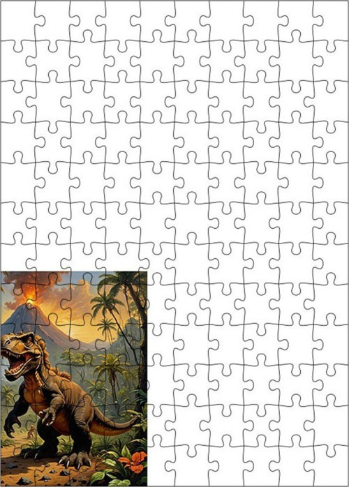 Ahşap Mdf Puzzle Yapboz x xxxxxxxx 120 Parça 25 x 35 cm
