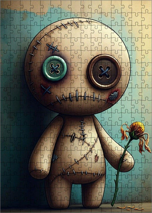 Ahşap Mdf Puzzle Yapboz Dikişli Oyuncak 255 Parça 35 x 50 cm
