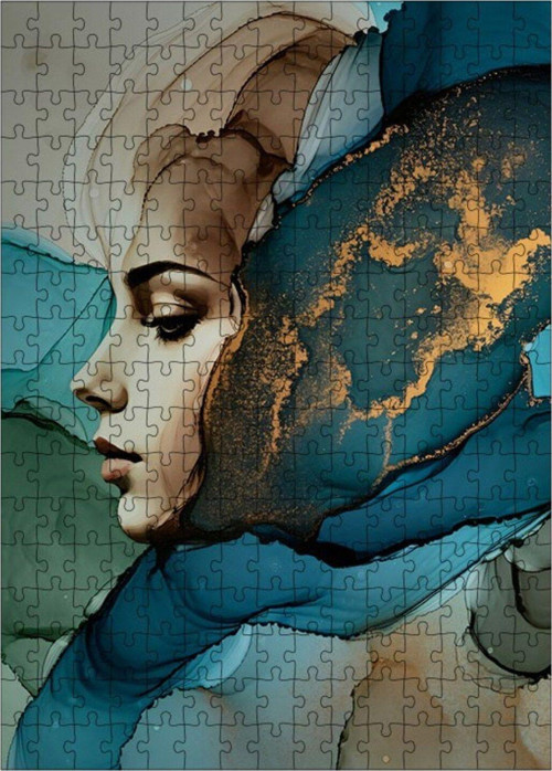 Ahşap Mdf Puzzle Yapboz Beyin Yarımküreleri 255 Parça 35 x 50 cm
