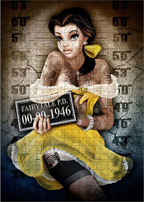 Ahşap Mdf Puzzle Yapboz Haylaz Prenses 500 Parça 50 x 70 cm