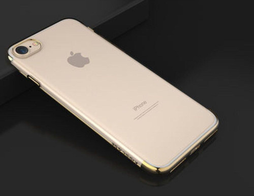İphone Se 2022 Kenarları Renkli Arkası Şeffaf Bosses Premium Silikon Kılıf