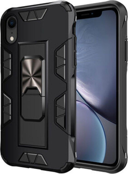 İphone Xr Stantlı Ve Tam Koruma Sağlayan Şık Volve Premium Sert Silikon Kılıf