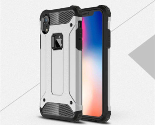 İphone Xr Tam Koruma Sağlayan Çift Katmanlı Crash Premium Sert Silikon Kılıf